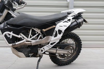 Yakk EXP Seitenträger weiß für Softgepäck für Husqvarna 701