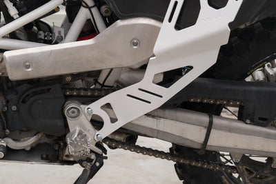 Yakk EXP Seitenträger weiß für Softgepäck für Husqvarna 701