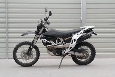 Yakk EXP Seitenträger weiß für Softgepäck für Husqvarna 701