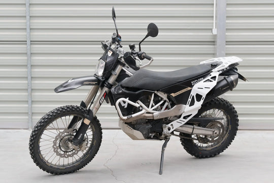 Yakk EXP Seitenträger weiß für Softgepäck für Husqvarna 701