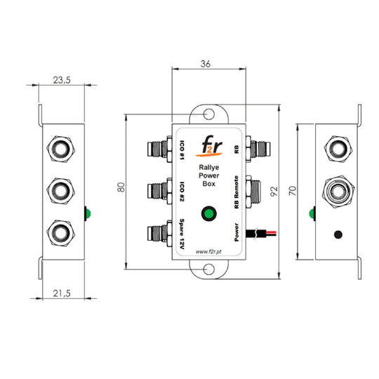 F2R PB001 RALLY POWER BOX F2R