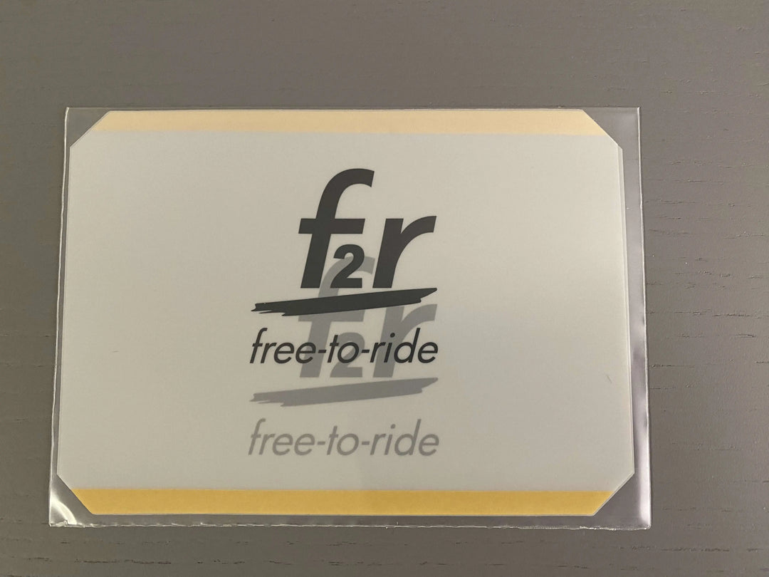 f2r Roadbook Einfädelhilfe (Plastic Paper Sheet) F2R